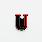 Stranger Things Red and Black Letters Charms