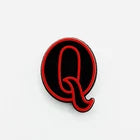 Stranger Things Red and Black Letters Charms