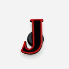 Stranger Things Red and Black Letters Charms