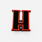 Stranger Things Red and Black Letters Charms