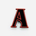 Stranger Things Red and Black Letters shoe charms for Croc-style clogs