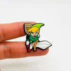 Link Zelda shoe charms for Croc-style clogs