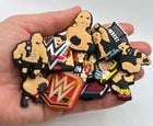 Wrestling shoe charms for Croc-style clogs