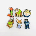 Zootropolis shoe charms for Croc-style clogs