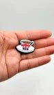 British Cup of Tea shoe charms for Croc-style clogs