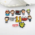 Stranger Things shoe charms for Croc-style clogs