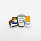 Greggs Fast Food shoe charms for Croc-style clogs