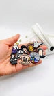 Wednesday shoe charms for Croc-style clogs
