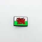 Welsh Flag shoe charms for Croc-style clogs