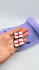England St George Flags shoe charms for Croc-style clogs