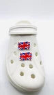 Union Jack Flag shoe charms for Croc-style clogs