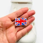 Union Jack Flag shoe charms for Croc-style clogs