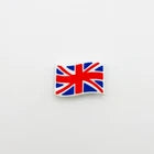 Union Jack Flag shoe charms for Croc-style clogs