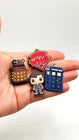 Doctor Who shoe charms for Croc-style clogs