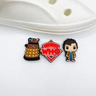 Doctor Who shoe charms for Croc-style clogs