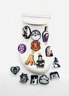 Wednesday shoe charms for Croc-style clogs