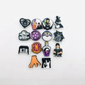 Wednesday shoe charms for Croc-style clogs