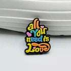 Positive Message shoe charms for Croc-style clogs