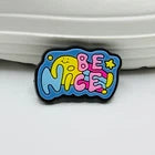 Positive Message shoe charms for Croc-style clogs