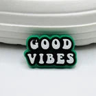 Positive Message shoe charms for Croc-style clogs