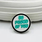 Positive Message shoe charms for Croc-style clogs