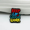 Positive Message shoe charms for Croc-style clogs