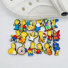 Simpsons shoe charms for Croc-style clogs