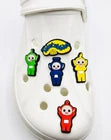 Teletubbies shoe charms for Croc-style clogs