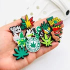 Weed shoe charms for Croc-style clogs