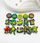 Ninja Turtles shoe charms for Croc-style clogs