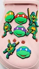 Ninja Turtles shoe charms for Croc-style clogs
