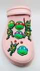 Ninja Turtles shoe charms for Croc-style clogs