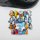 Bluey shoe charms for Croc-style clogs