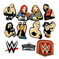 Wrestling shoe charms for Croc-style clogs