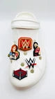 Wrestling shoe charms for Croc-style clogs