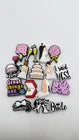 Wedding shoe charms for Croc-style clogs