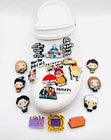 Friends shoe charms for Croc-style clogs