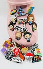 Friends shoe charms for Croc-style clogs