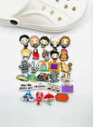 Friends shoe charms for Croc-style clogs