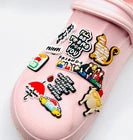 Friends shoe charms for Croc-style clogs