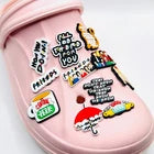 Friends shoe charms for Croc-style clogs