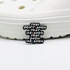 Friends shoe charms for Croc-style clogs
