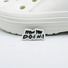 Friends shoe charms for Croc-style clogs