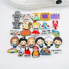 Friends shoe charms for Croc-style clogs