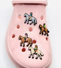 Horse shoe charms for Croc-style clogs