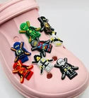 Ninjago shoe charms for Croc-style clogs