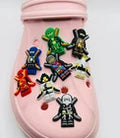 Ninjago shoe charms for Croc-style clogs
