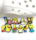 Simpsons shoe charms for Croc-style clogs