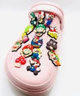 Mario shoe charms for Croc-style clogs