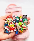 Mario shoe charms for Croc-style clogs